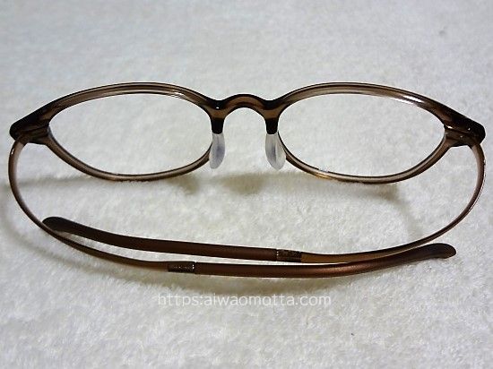 JINSのヒンジレスエアフレーム眼鏡の画像